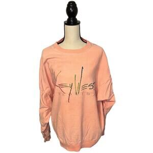 Vintage 1984 Cottontops Pullover Sweatshirt Key West Orange Size XL